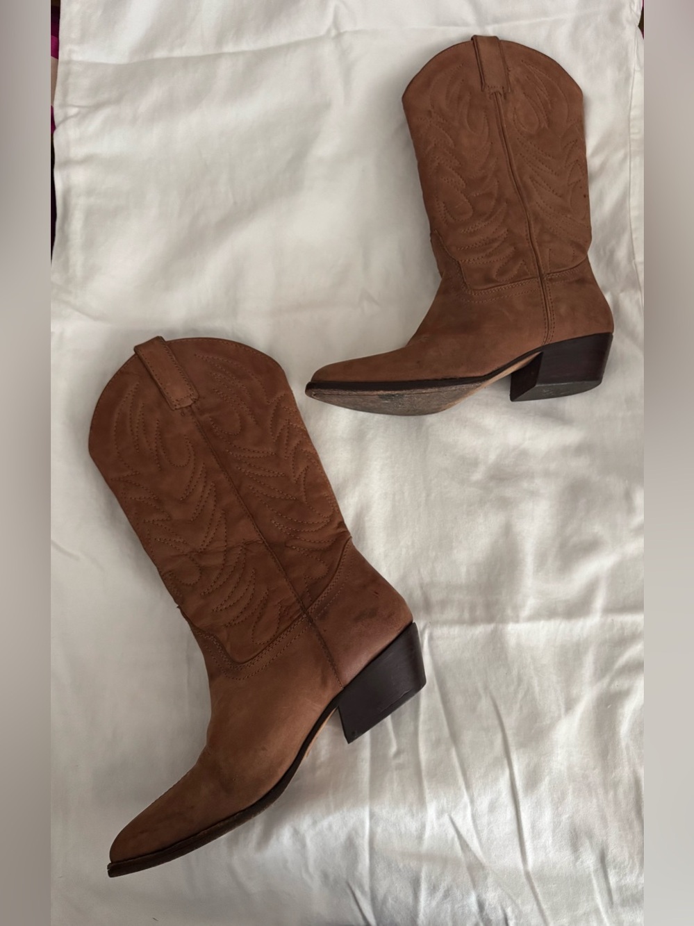 Brown Western Cowboy Boots - Women - Picture 2 of 10